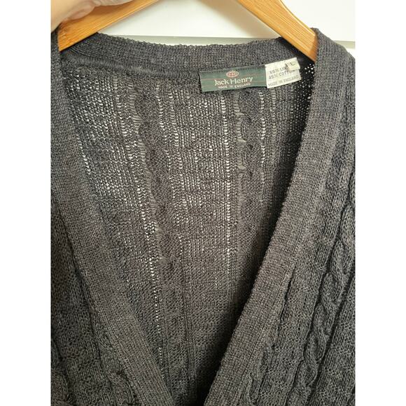 RARE Vintage Jack Henry ENGLAND cardigan sweater - Picture 7 of 7